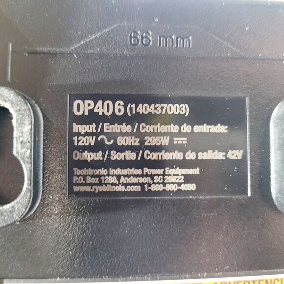 Ryobi 40-Volt 4 Ah High Capacity Lithium-Ion Battery & Charger EUC - Picture 15 of 16